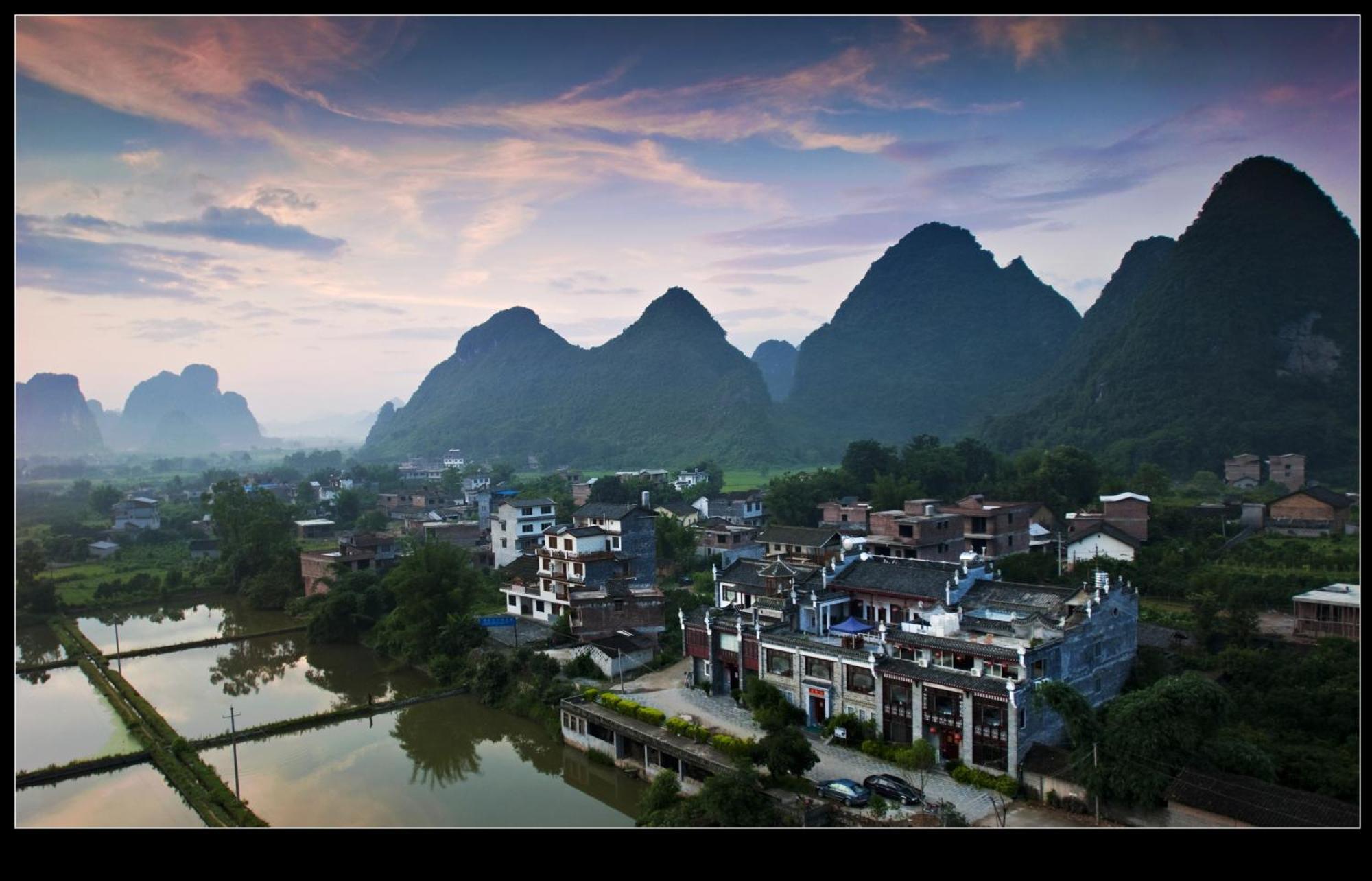 Yangshuo Leisure Tea Lodge Dış mekan fotoğraf